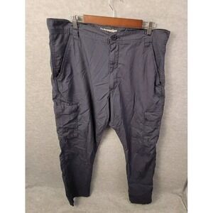 Wrangler Twill Cargo Pants Size 38x32 Greyish Navy Blue‎ MGW90NV